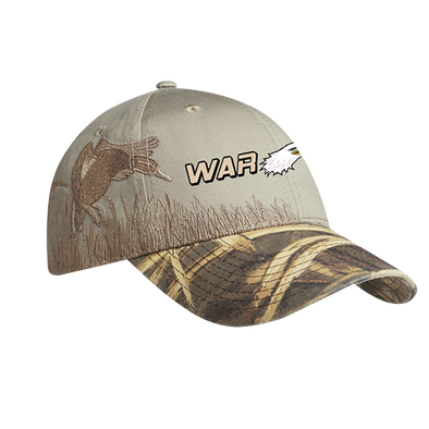 War Eagle Duck Embroidery Camo Bill Hat