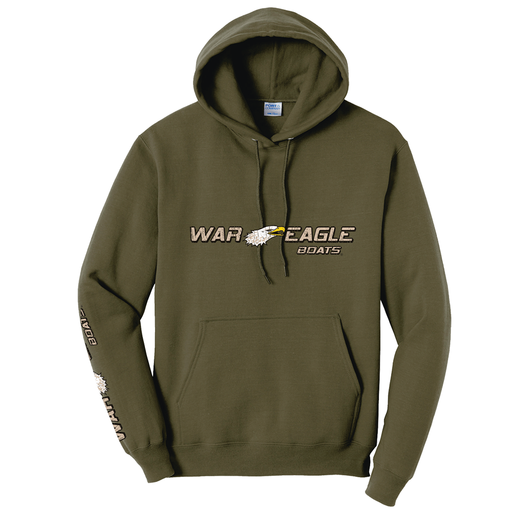 Olive green eagles clearance hoodie