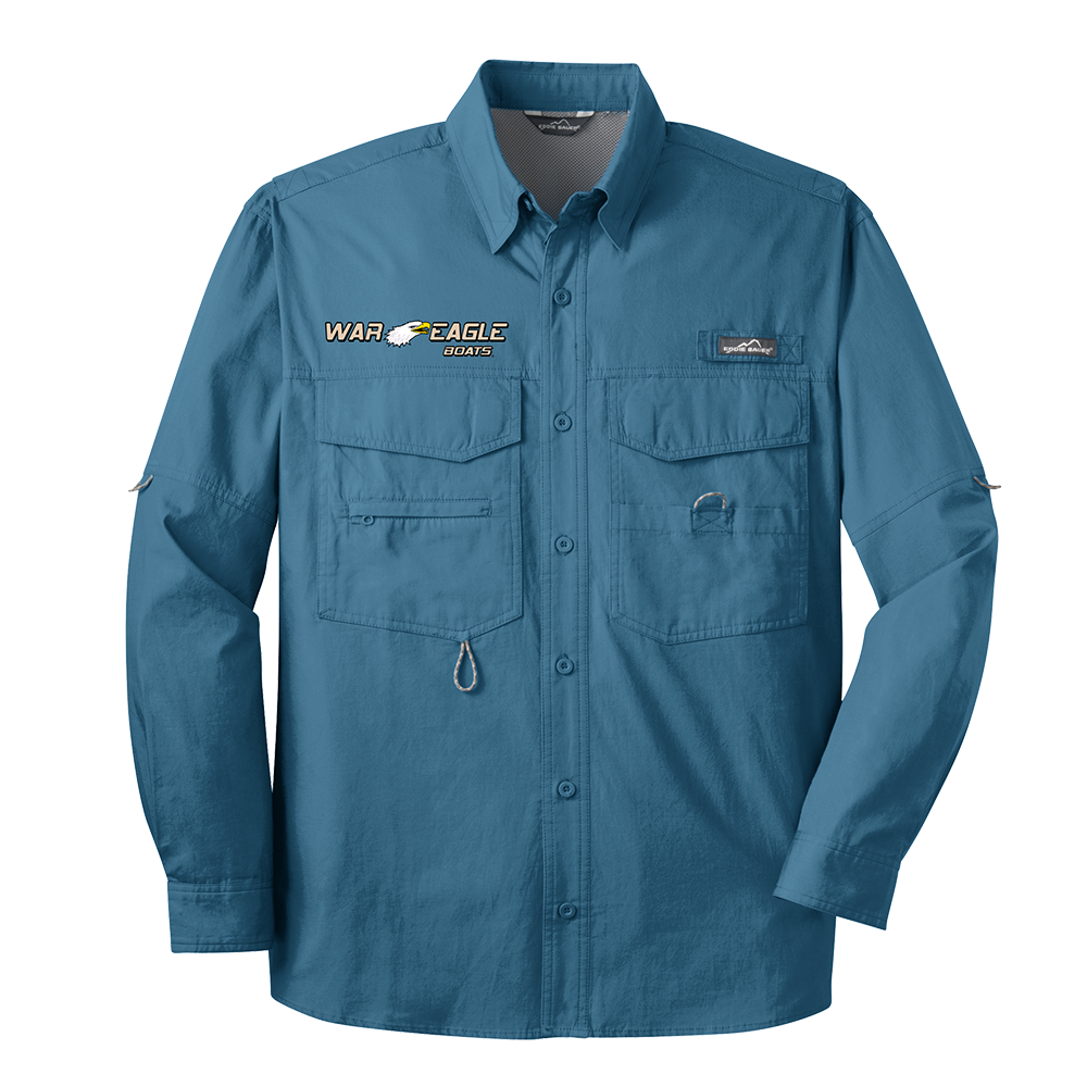 Eddie Bauer Long Sleeve Fishing Shirt – War Eagle Boats Gear