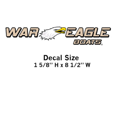 War Eagle Boats Decal