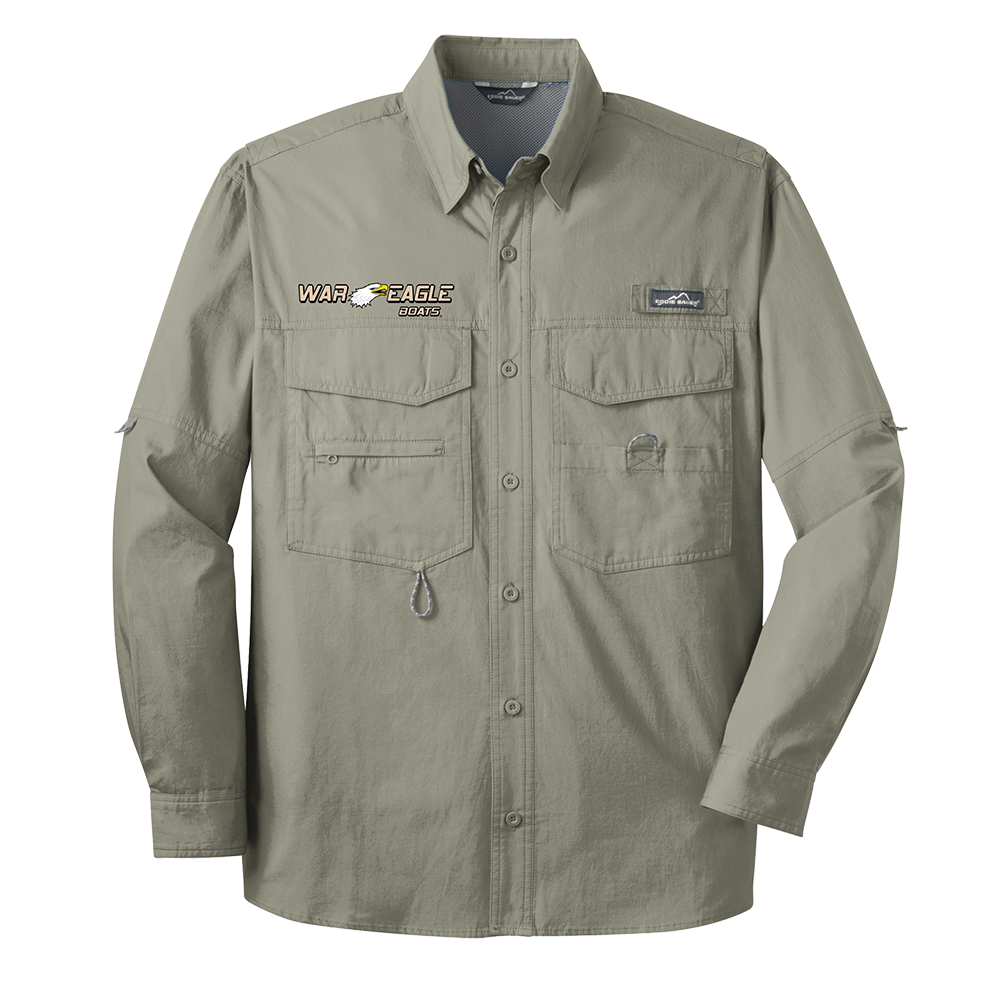 Eddie Bauer Long Sleeve Custom Fishing Shirt - Mens