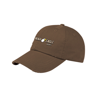 War Eagle Washed Twill Distressed Hat